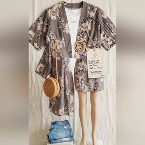 Floral Kimono Cardigan